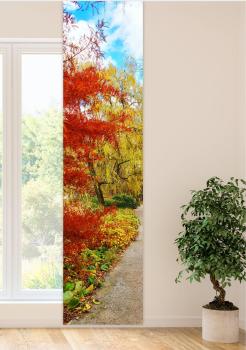 Herbstfarbenerlebnis, Flächenvorhang Einzel
